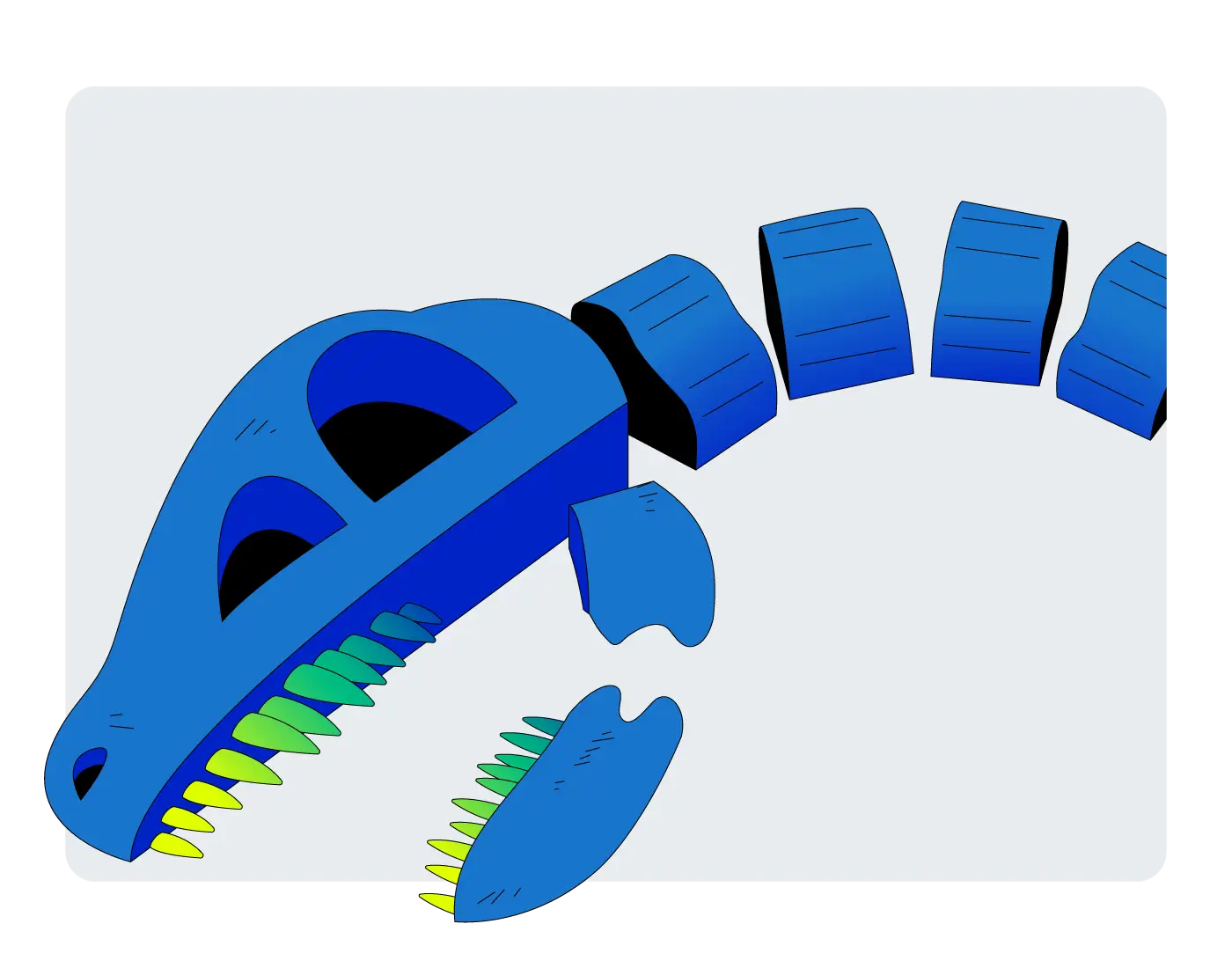 Dinosaur bones